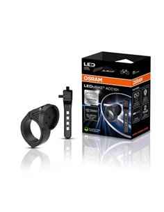 Kit de montaje para luces de bicicleta LEDsBIKE ACC101 con soporte Garmin y correa trasera, Ø22,2–35 mm 2