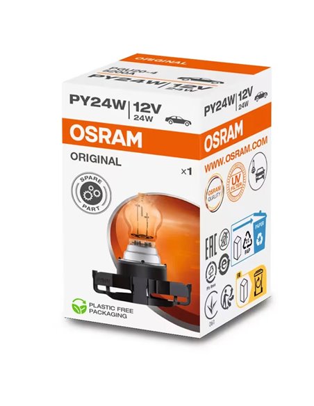Lâmpada de sinalização OSRAM PSY24W ORIGINAL - PSX 12V 24W 300Lm 2503A