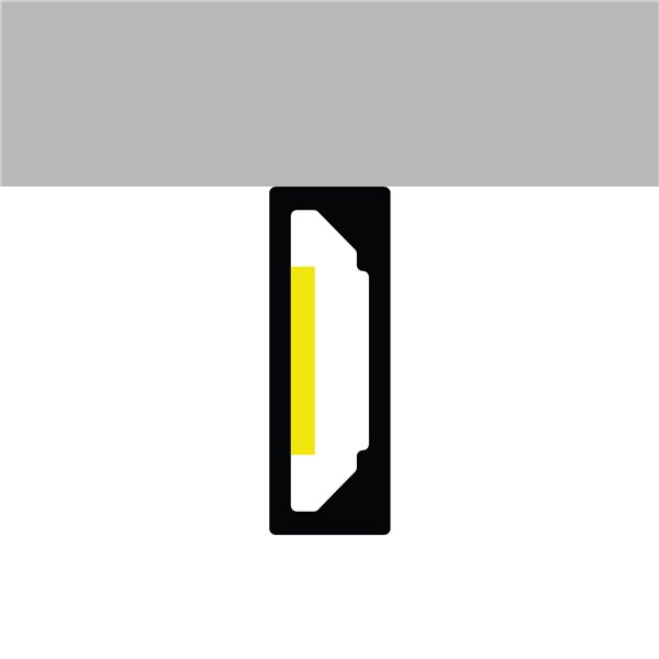 Funda de silicona neón para tiras LED SLIM 8x4 mm 20 metros LM3985