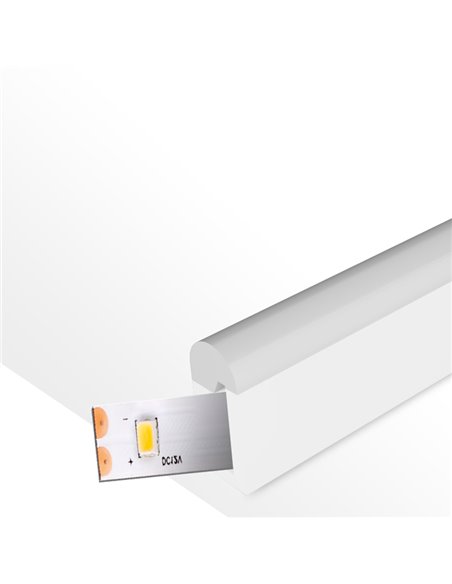 Revêtement en silicone néon pour rubans LED DROP 13x6 mm 20 mètres LM3983