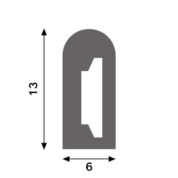 Funda de silicona neón para tiras LED DROP 13x6 mm 20 metros LM3983