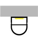 Funda de silicona neón para tiras LED DOOR 15x15 mm 20 metros LM3982