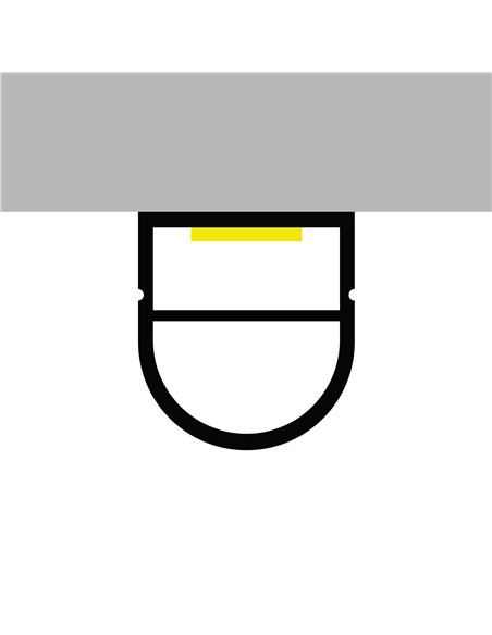 Funda de silicona neón para tiras LED DOOR 15x15 mm 20 metros LM3982