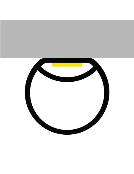 Capa de silicone neon para fitas de LED, CILINDRO 20x20 mm, 20 metros, LM3981