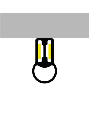 Capa de silicone ARC 22x10 para fitas de LED de 20 metros, perfil de néon LED