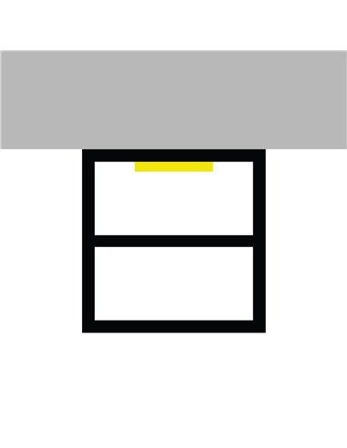 Funda de silicona CUBE II 15x15 para tiras de LED 20 metros, opala IP67 180°