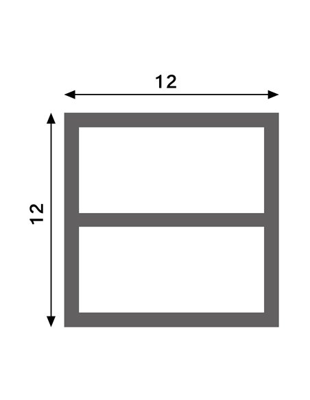 Funda de siliconan neón CUBE 12x12H para tiras LED 20 metros, IP67 opal 180°, LM3973