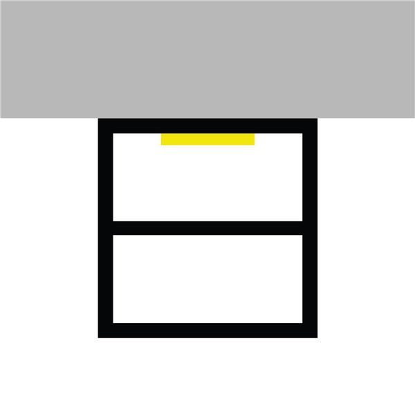 Capa de silicone neon CUBE 12x12H para fitas de LED de 20 metros, IP67 opal 180°, LM3973