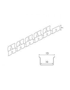 Perfil flexible de acero inoxidable 10x7H mm para neón LED o funda de silicona, 20 metros, LM3978 2