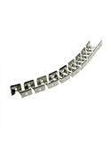 Perfil flexible 15x13Hmm de acero inoxidable para neón LED o funda de silicona 20 metros, LM3976