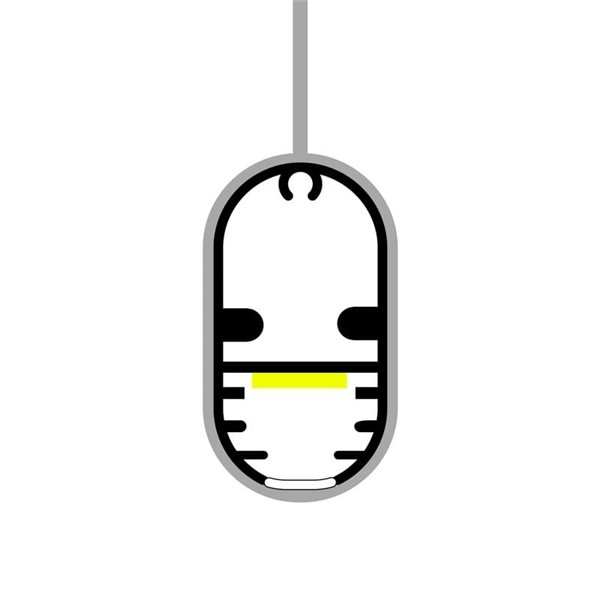 Profilé en aluminium pour rubans LED INK avec diffuseur, 2 mètres, 14,54 x 29,06 mm, LM3835