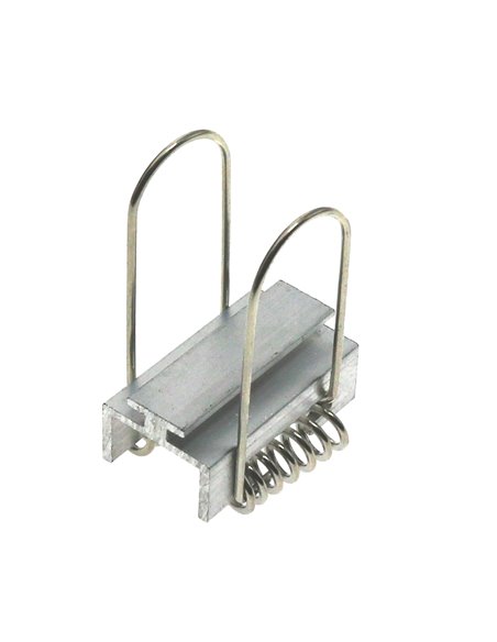 Clips de fixation pour profilés en aluminium M, lot de 2, LM3960