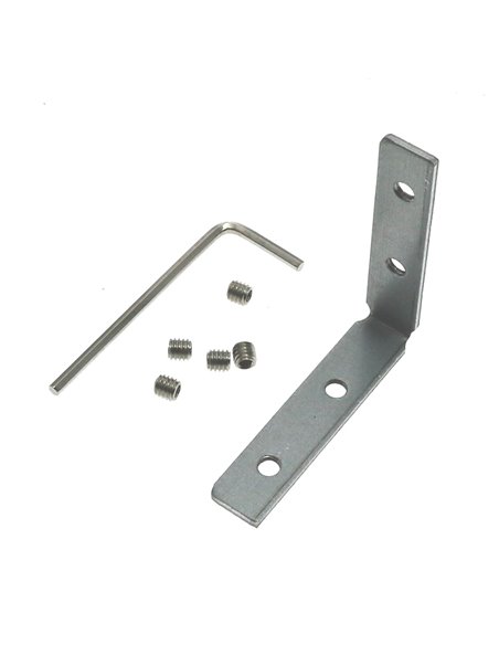 Conector de canto vertical plano para perfis de LED, LM3954