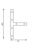 Conector plano en T para perfiles LED, LM3953