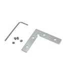 Conector plano en esquina para perfiles LED, LM3952