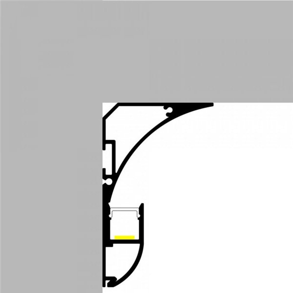 Perfil de esquina aluminio SEA lacado blanco con difusor y accesorios 2 metros, LM3885