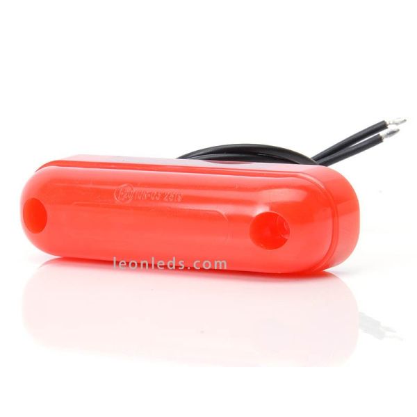 Piloto de Galibo LED Rojo | Piloto LED para Remolque | Piloto Rojo Efecto Neon | LeonLeds Iluminación