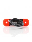 Piloto de Galibo LED Rojo | Piloto LED para Remolque | Piloto Rojo Efecto Neon | LeonLeds Iluminación