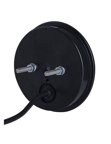 Feu arrière rond à LED LUCY LZD 2424 12/24 V avec câble, 3 fonctions, IP68, ECE E9
