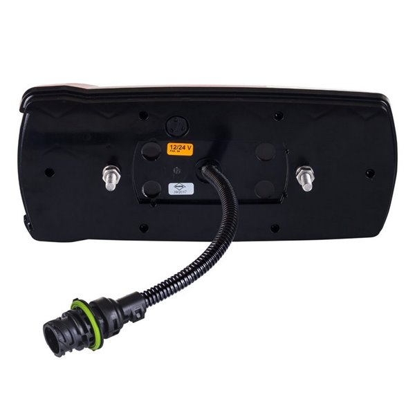 Piloto trasero LZD 2302 / 2303 CARMEN Neon con conector, 7 funciones, 12/24V IP68 S1/R1 ECE E9