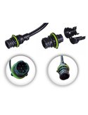 Piloto trasero LZD 2302 / 2303 CARMEN Neon con conector, 7 funciones, 12/24V IP68 S1/R1 ECE E9