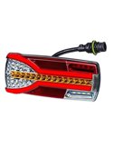 Piloto trasero LZD 2302 / 2303 CARMEN Neon con conector, 7 funciones, 12/24V IP68 S1/R1 ECE E9