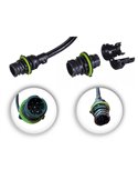 Piloto trasero LZD 2304 / 2305 Neon CARMEN 6 funciones 12/24V, con conector, IP68 S1/R1 ECE E9