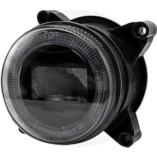 Farol alto de LED com luz de posição 12/24V – 2 funções para Massey Ferguson