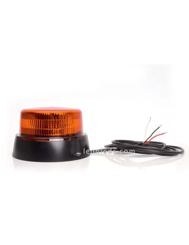 Parafusos LED rotativos | Farol LED âmbar plano | Farol LED âmbar com cabo | Leon Iluminação LED