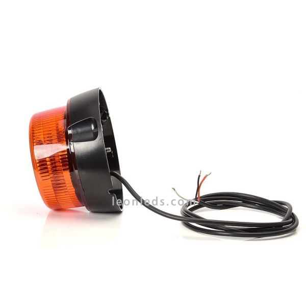 Rotativo LED Tornillos | Rotativo Ambar LED Plano | Rotativo Ambar LED con cable | LeonLeds Iluminación