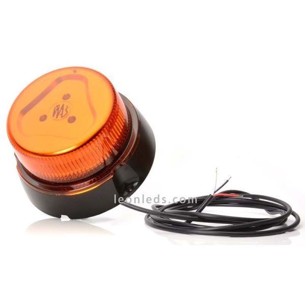 Rotativo LED Tornillos | Rotativo Ambar LED Plano | Rotativo Ambar LED con cable | LeonLeds Iluminación