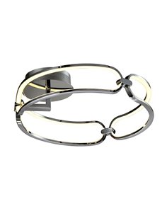 Plafón de techo redondo COLETTE LED 37W 3330 lm 3000K Cromo