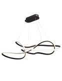 Lámpara de techo moderna EVANIA LED 85W 5.100 lm CCT dimable 2700K a 5000K Negro