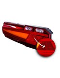 Piloto trasero LED MAVIC con reflectante y 6 funciones 12/24V IP68 ECE LZD 2652 / LZD 2653 