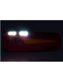 Piloto trasero LED MAVIC con casquillo AMP de 7 pines y reflectante 12/24V IP68