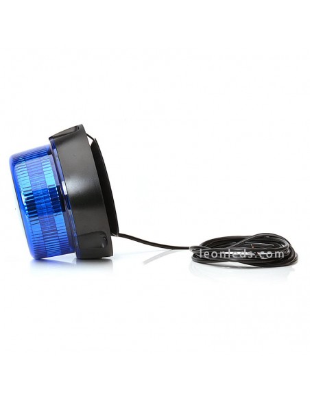 Rotativo LED azul con cable | Rotativo LED Azul con Cable | LeonLeds Iluminación