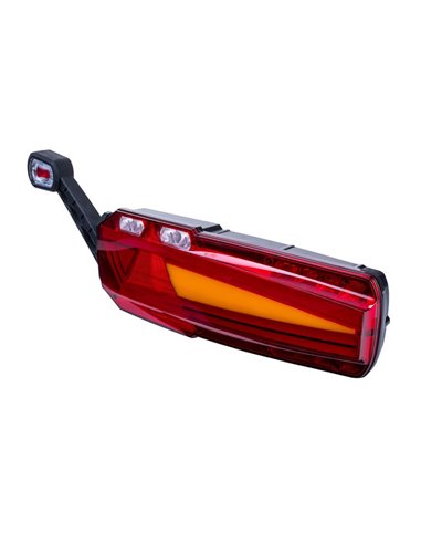 Lanterna traseira MAVIC NEON com triângulo refletor e luz de posição 12/24V IP68