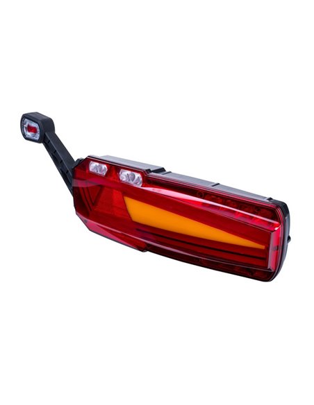 Lanterna traseira MAVIC NEON com triângulo refletor e luz de posição 12/24V IP68