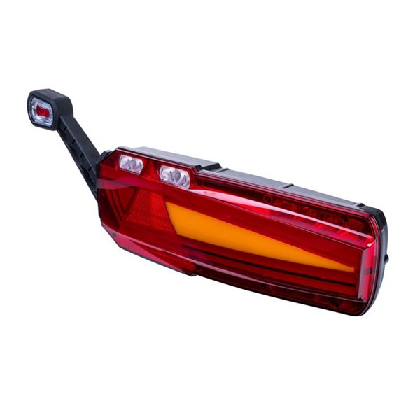 Lanterna traseira MAVIC NEON com triângulo refletor e luz de posição 12/24V IP68