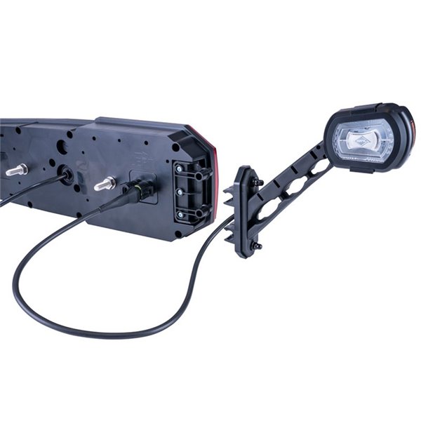 Lanterna traseira MAVIC NEON com triângulo refletor e luz de posição 12/24V IP68