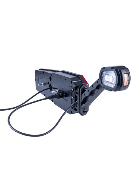 Lanterna traseira MAVIC NEON com triângulo refletor e luz de posição 12/24V IP68