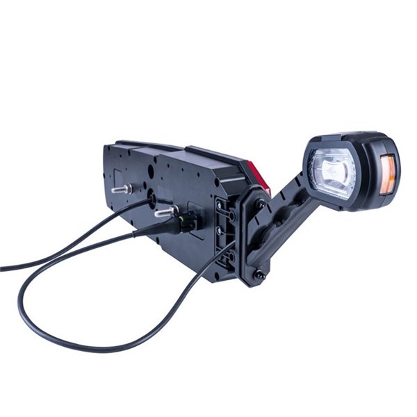 Lanterna traseira MAVIC NEON com triângulo refletor e luz de posição 12/24V IP68