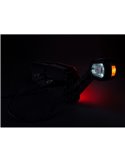 Piloto trasero LED MAVIC NEON con triángulo y gálibo, casquillo AMP 7 PIN 12/24V IP68
