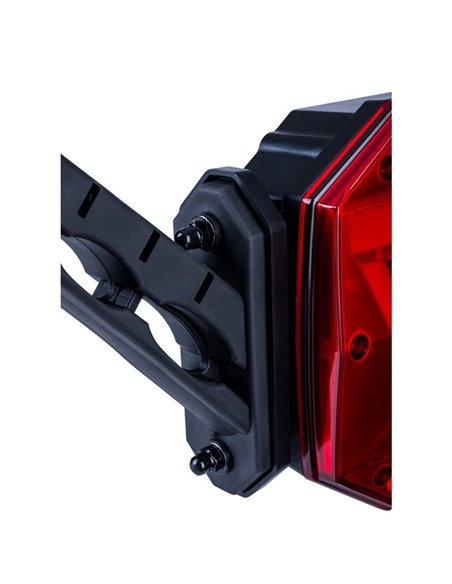 Piloto trasero LED MAVIC NEON con triángulo y gálibo, casquillo AMP 7 PIN 12/24V IP68