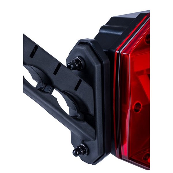 Piloto trasero LED MAVIC NEON con triángulo y gálibo, casquillo AMP 7 PIN 12/24V IP68