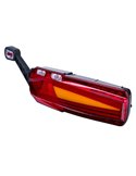 Piloto trasero LED MAVIC NEON con triángulo y gálibo, casquillo AMP 7 PIN 12/24V IP68