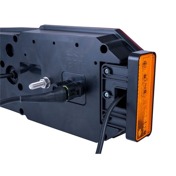 Piloto trasero LED MAVIC NEON con triángulo y gálibo lateral, casquillo Superseal 12/24V IP68