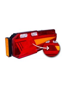 Piloto trasero LED MAVIC NEON con triángulo y gálibo lateral, casquillo Superseal 12/24V IP68