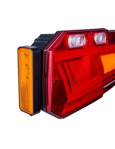 Piloto trasero LED MAVIC NEON con triángulo y gálibo lateral, casquillo Superseal 12/24V IP68