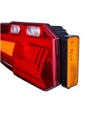 Piloto trasero LED MAVIC NEON con triángulo y gálibo lateral, casquillo Superseal 12/24V IP68